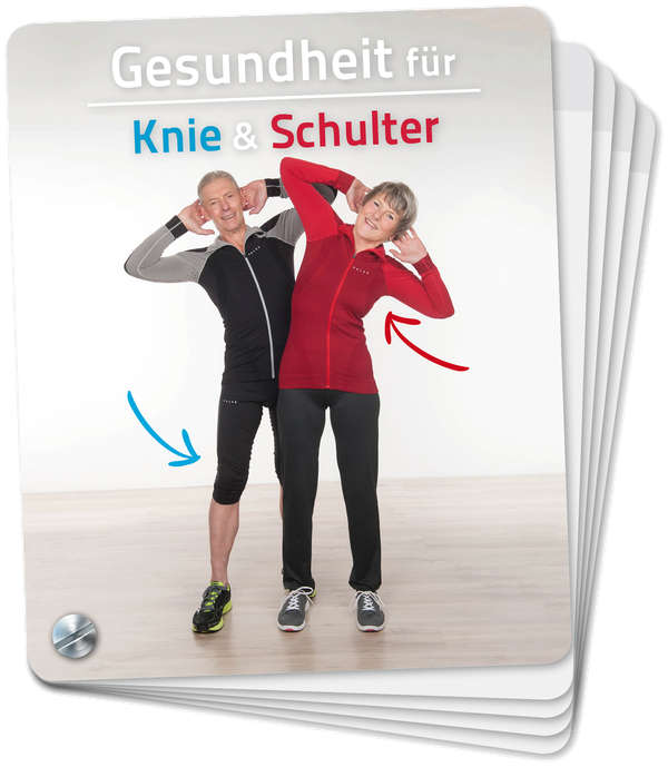 Buchkarten - Gesundheit für Knie & Schulter